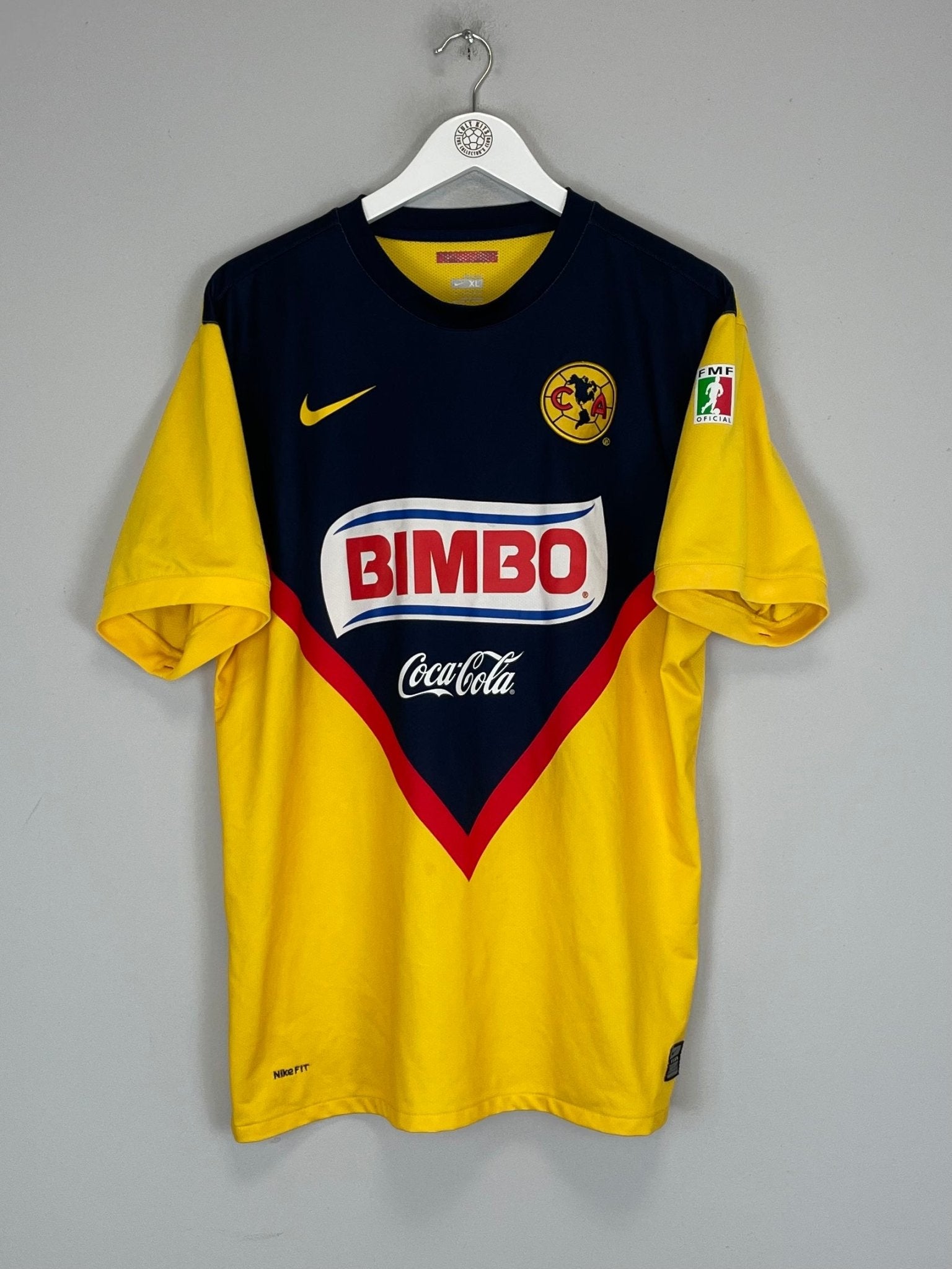 Shop 2009/10 CLUB AMERICA HOME SHIRT (XL) NIKE, classic football shirts, vintage football shirts & retro soccer jerseys at Cult Kits