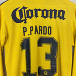Shop 2009/10 CLUB AMERICA P.PARDO #13 *PLAYER ISSUE* SIGNED HOME SHIRT (M) NIKE, classic football shirts, vintage football shirts & retro soccer jerseys at Cult Kits