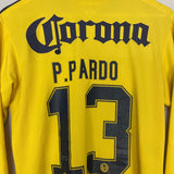 Shop 2009/10 CLUB AMERICA P.PARDO #13 *PLAYER ISSUE* SIGNED HOME SHIRT (M) NIKE, classic football shirts, vintage football shirts & retro soccer jerseys at Cult Kits