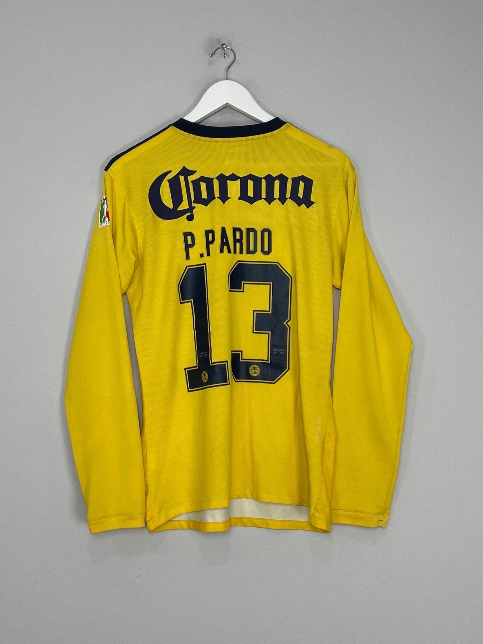 Shop 2009/10 CLUB AMERICA P.PARDO #13 *PLAYER ISSUE* SIGNED HOME SHIRT (M) NIKE, classic football shirts, vintage football shirts & retro soccer jerseys at Cult Kits