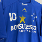 Shop 2009/10 CRUZEIRO #10 HOME SHIRT (XL) REEBOK, classic football shirts, vintage football shirts & retro soccer jerseys at Cult Kits