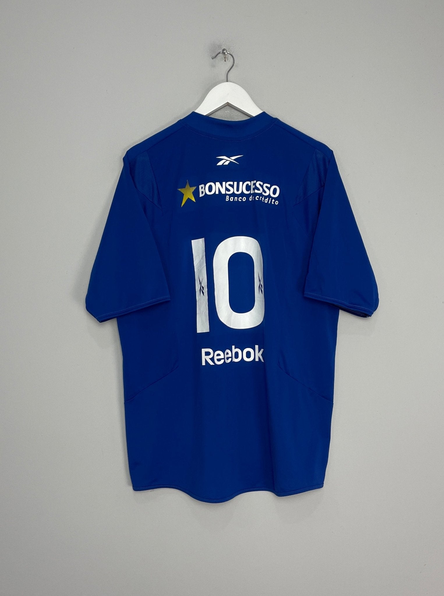 Shop 2009/10 CRUZEIRO #10 HOME SHIRT (XL) REEBOK, classic football shirts, vintage football shirts & retro soccer jerseys at Cult Kits