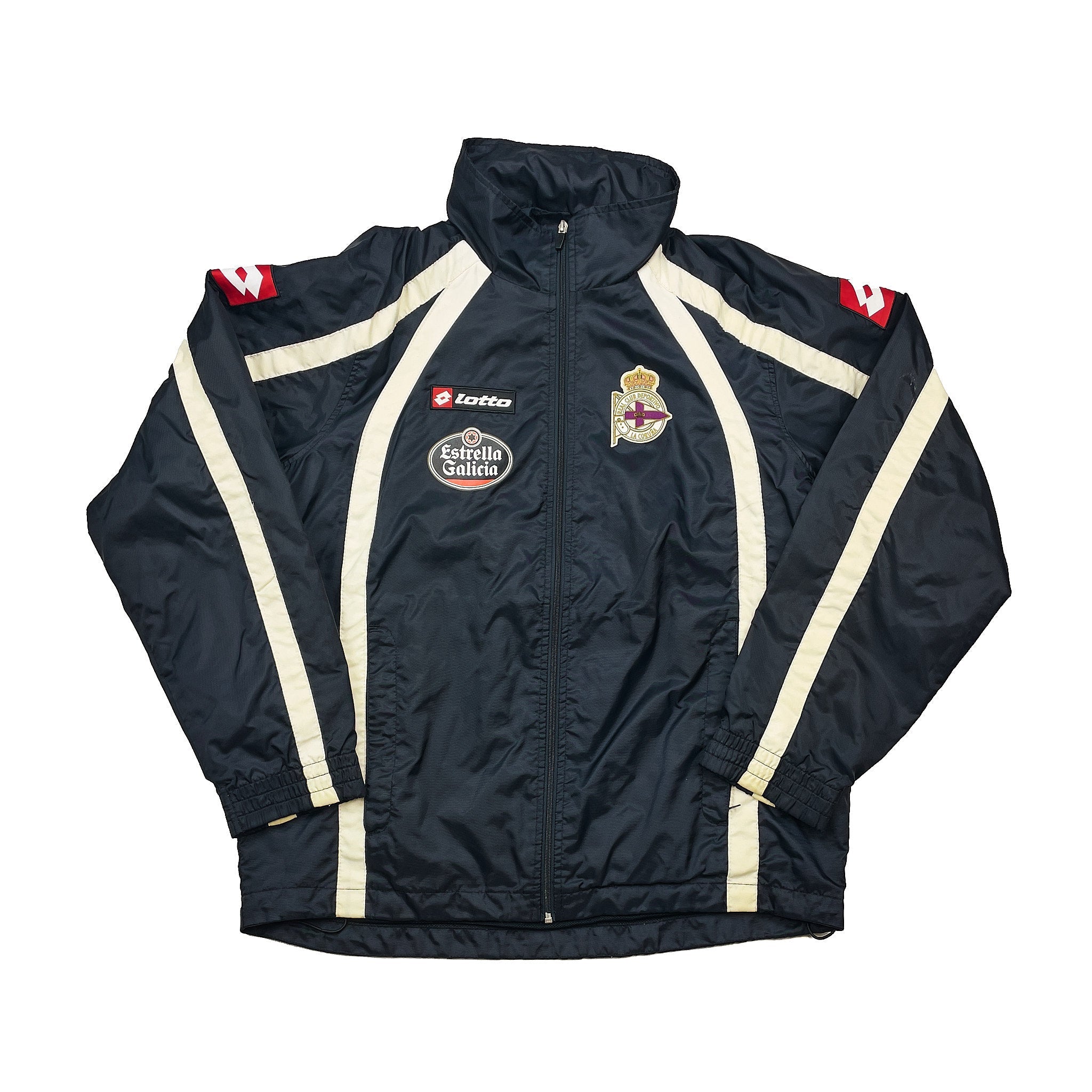 Buy 2009/10 Deportivo La Coruna Track Jacket (XL) Lotto ~ Free worldwide shipping available ~ Authentic Vintage Football Shirts from Cult Kits