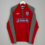 Shop 2009/10 ENGLAND 1/4 ZIP DRILL TOP (L) UMBRO, classic football shirts, vintage football shirts & retro soccer jerseys at Cult Kits