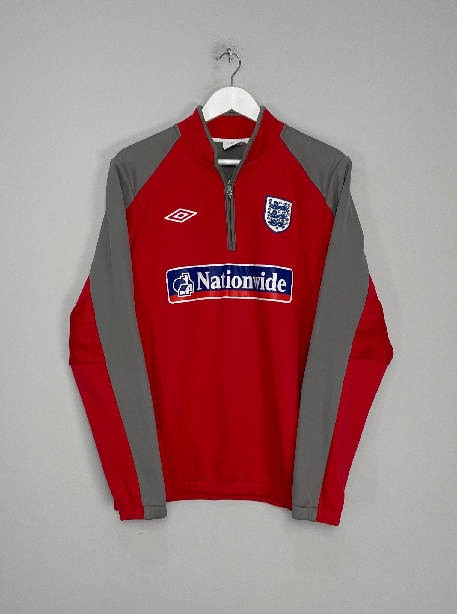 Shop 2009/10 ENGLAND 1/4 ZIP DRILL TOP (L) UMBRO, classic football shirts, vintage football shirts & retro soccer jerseys at Cult Kits
