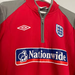 Shop 2009/10 ENGLAND 1/4 ZIP DRILL TOP (L) UMBRO, classic football shirts, vintage football shirts & retro soccer jerseys at Cult Kits