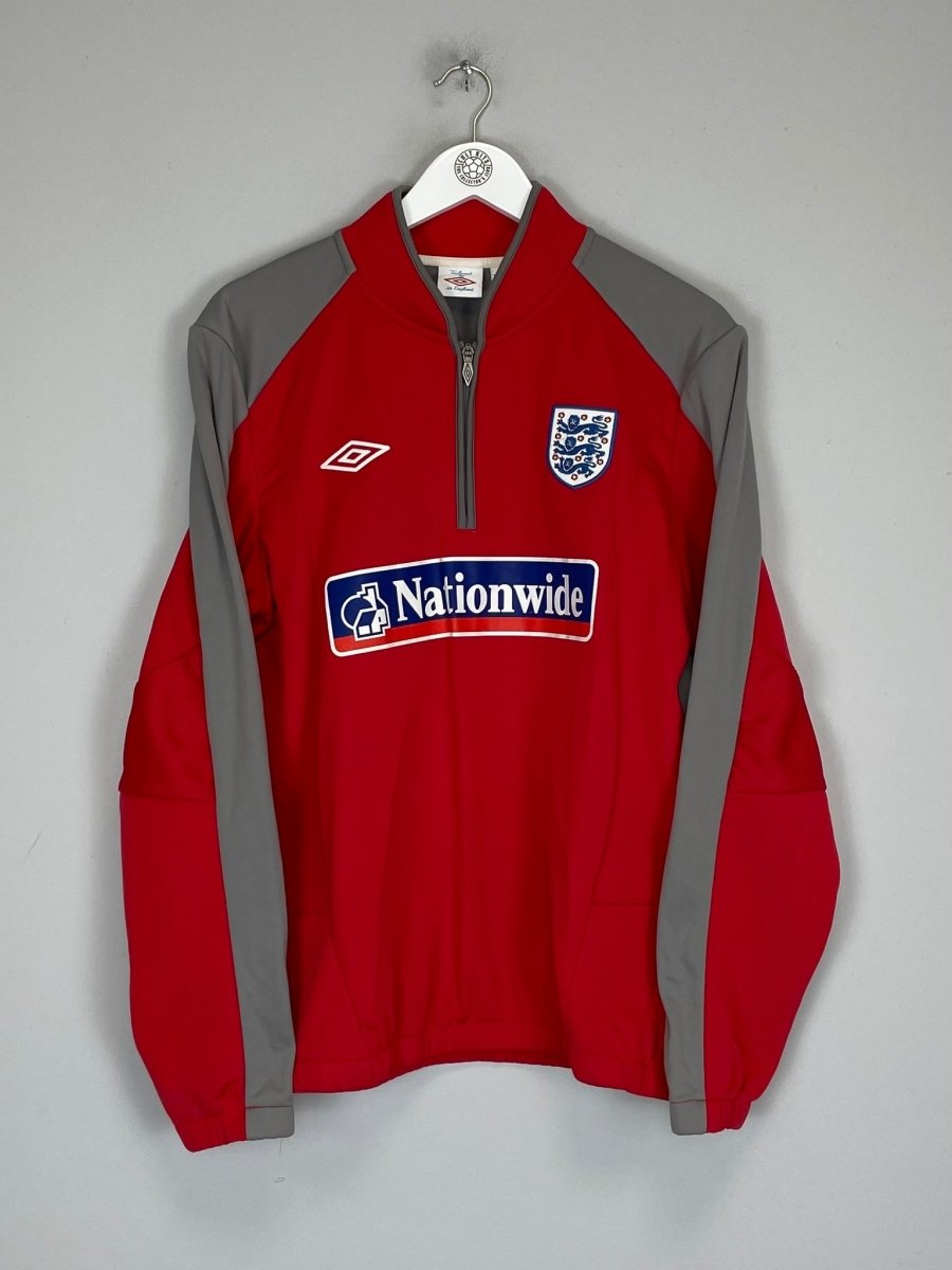 2009/10 ENGLAND 1/4 ZIP DRILL TOP (XL) UMBRO - Cult Kits - XL - Buy Vintage Football Shirts, Authentic Retro Football Shirts For Sale, Classic Football Shirts & Soccer Jersey