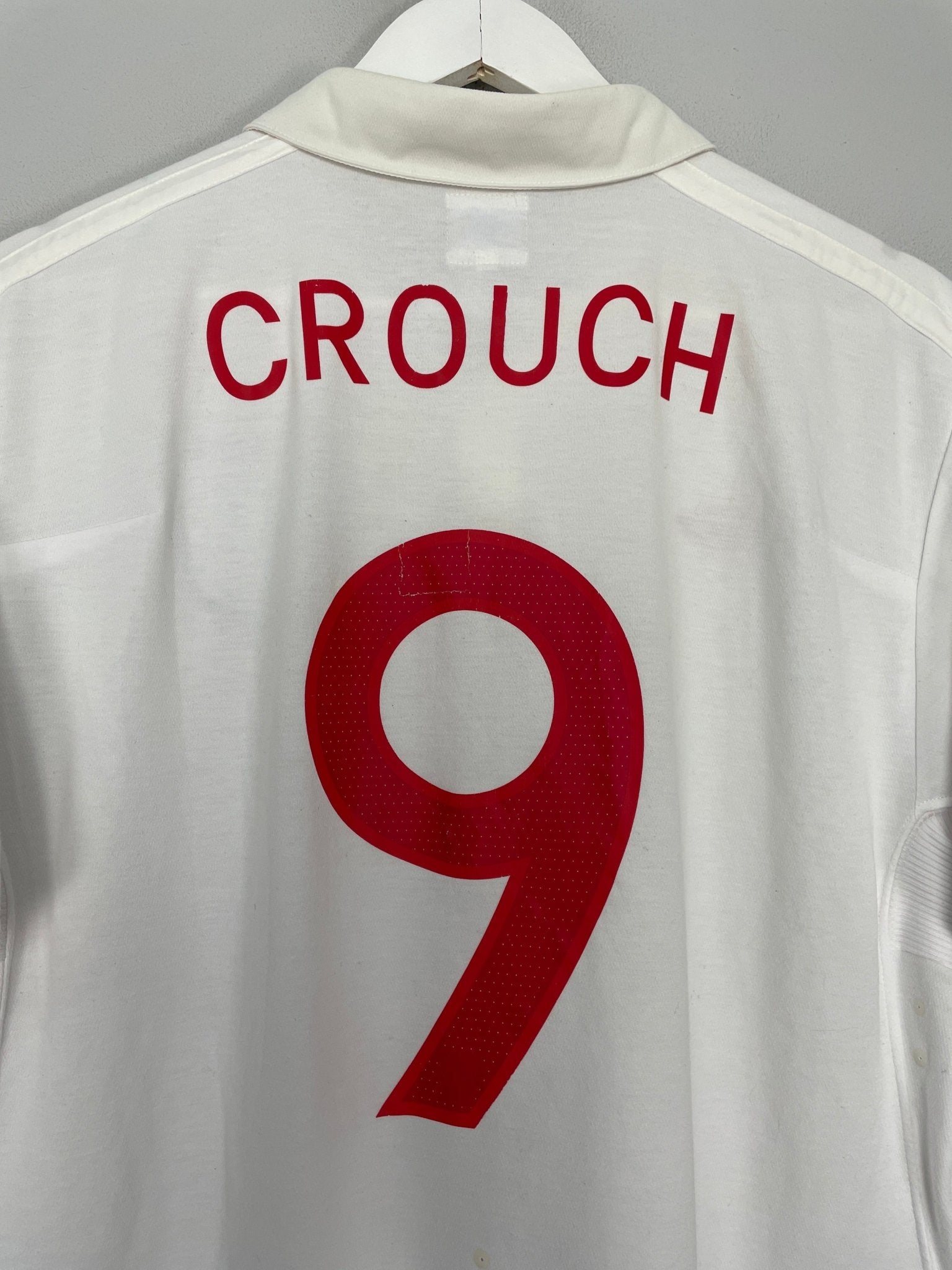 Shop 2009/10 ENGLAND CROUCH #9 HOME SHIRT (XL) UMBRO, classic football shirts, vintage football shirts & retro soccer jerseys at Cult Kits