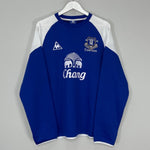 Shop 2009/10 EVERTON TRAINING SHEATSHIRT (L) LE COQ, classic football shirts, vintage football shirts & retro soccer jerseys at Cult Kits