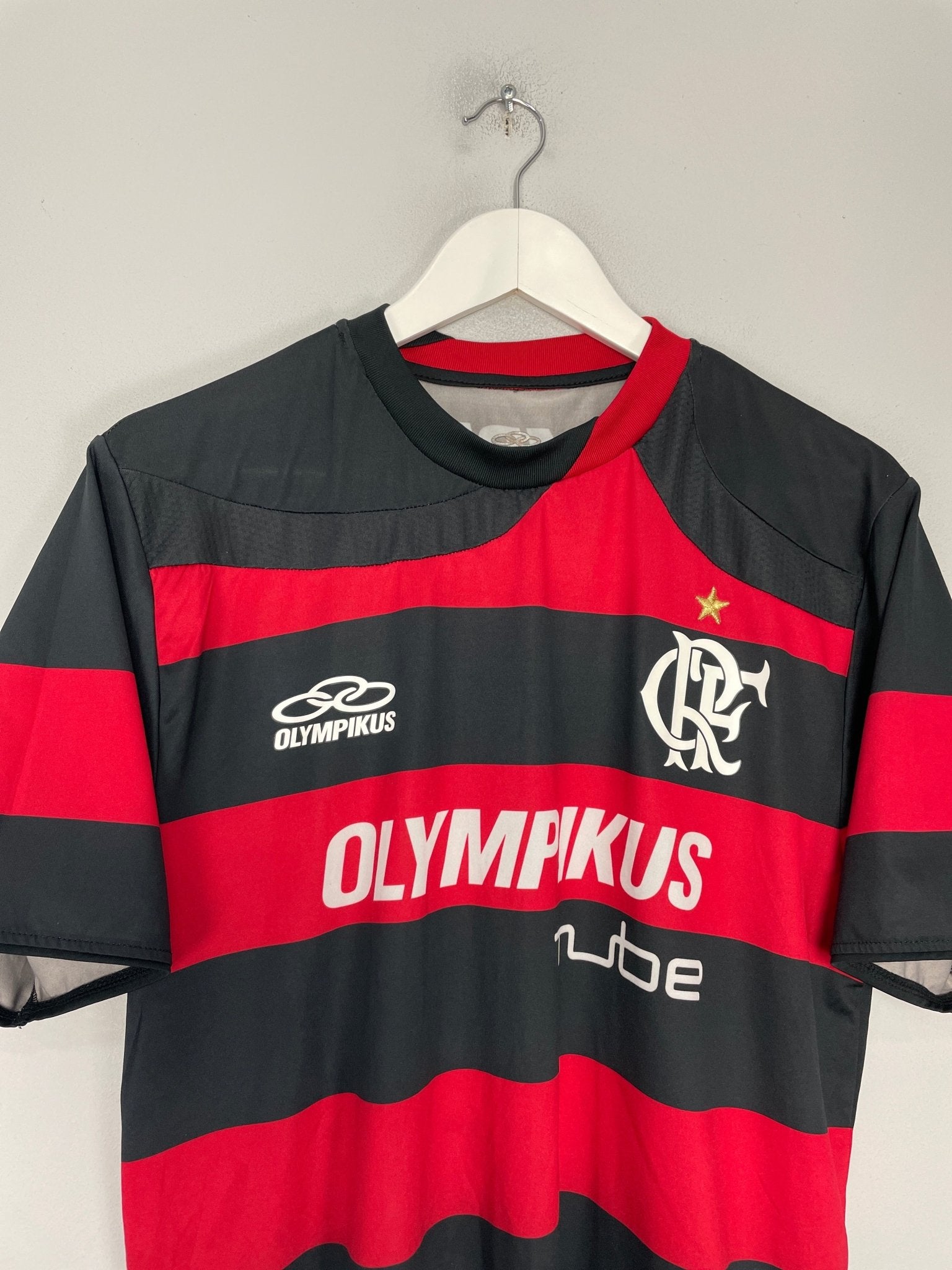 Shop 2009/10 FLAMENGO #10 HOME SHIRT (M) OLYMPIKUS, classic football shirts, vintage football shirts & retro soccer jerseys at Cult Kits
