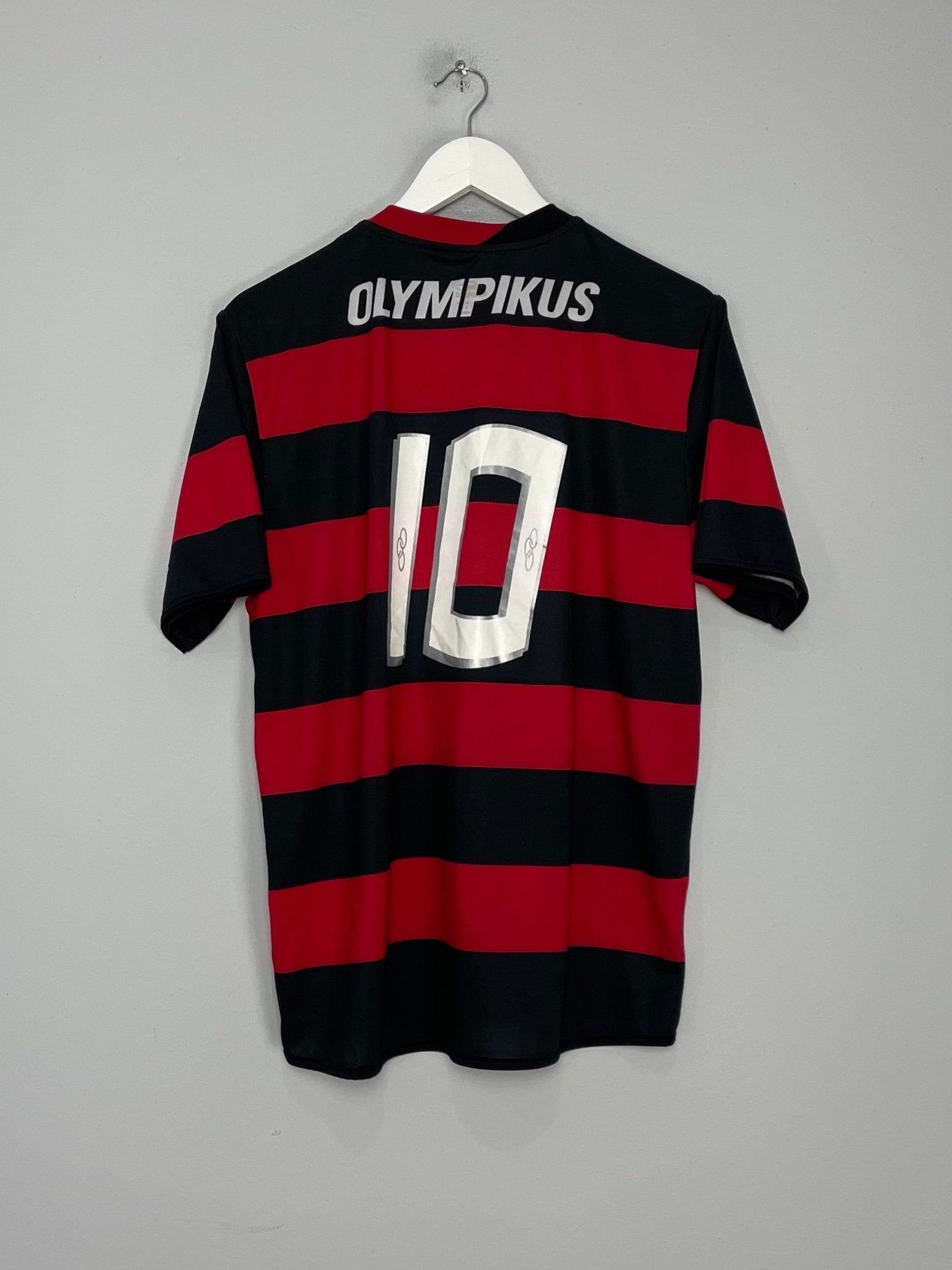 Shop 2009/10 FLAMENGO #10 HOME SHIRT (M) OLYMPIKUS, classic football shirts, vintage football shirts & retro soccer jerseys at Cult Kits