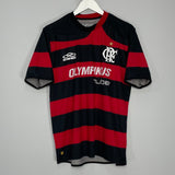 Shop 2009/10 FLAMENGO #10 HOME SHIRT (M) OLYMPIKUS, classic football shirts, vintage football shirts & retro soccer jerseys at Cult Kits