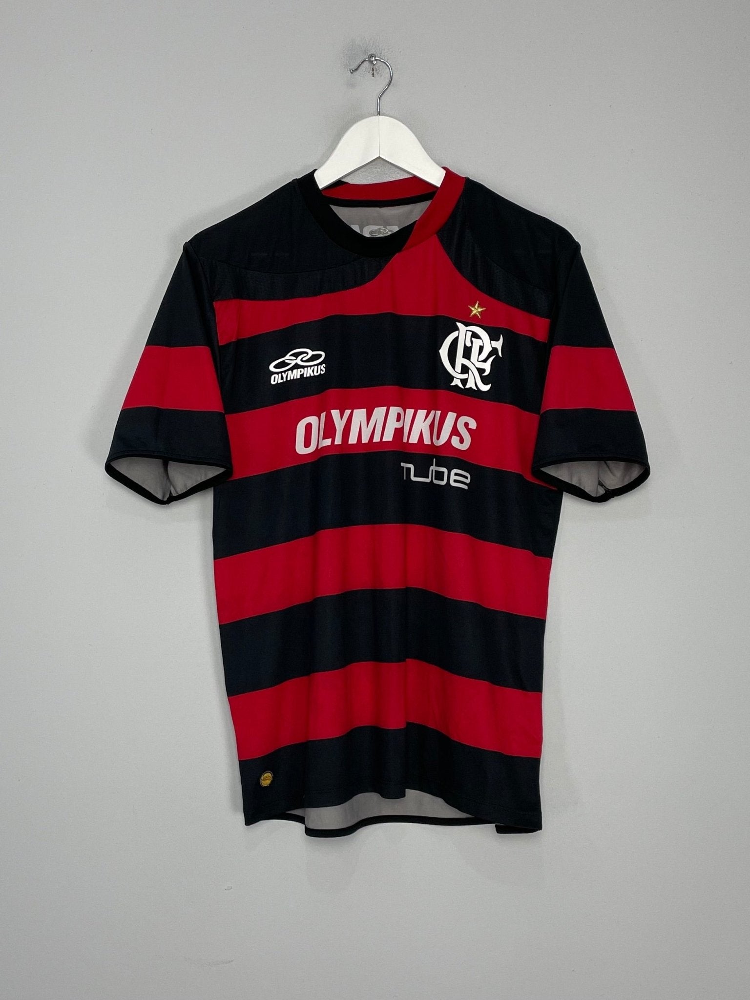 Shop 2009/10 FLAMENGO #10 HOME SHIRT (M) OLYMPIKUS, classic football shirts, vintage football shirts & retro soccer jerseys at Cult Kits
