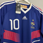 Shop 2009/10 FRANCE BENZEMA #10 *BNWT* HOME SHIRT (L) ADIDAS, classic football shirts, vintage football shirts & retro soccer jerseys at Cult Kits