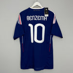 Shop 2009/10 FRANCE BENZEMA #10 *BNWT* HOME SHIRT (L) ADIDAS, classic football shirts, vintage football shirts & retro soccer jerseys at Cult Kits