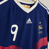 Shop 2009/10 FRANCE CISSE #9 HOME SHIRT (L) ADIDAS, classic football shirts, vintage football shirts & retro soccer jerseys at Cult Kits