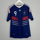 Shop 2009/10 FRANCE CISSE #9 HOME SHIRT (L) ADIDAS, classic football shirts, vintage football shirts & retro soccer jerseys at Cult Kits