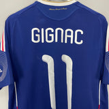 Shop 2009/10 FRANCE GIGNAC #11 HOME SHIRT (L) ADIDAS, classic football shirts, vintage football shirts & retro soccer jerseys at Cult Kits