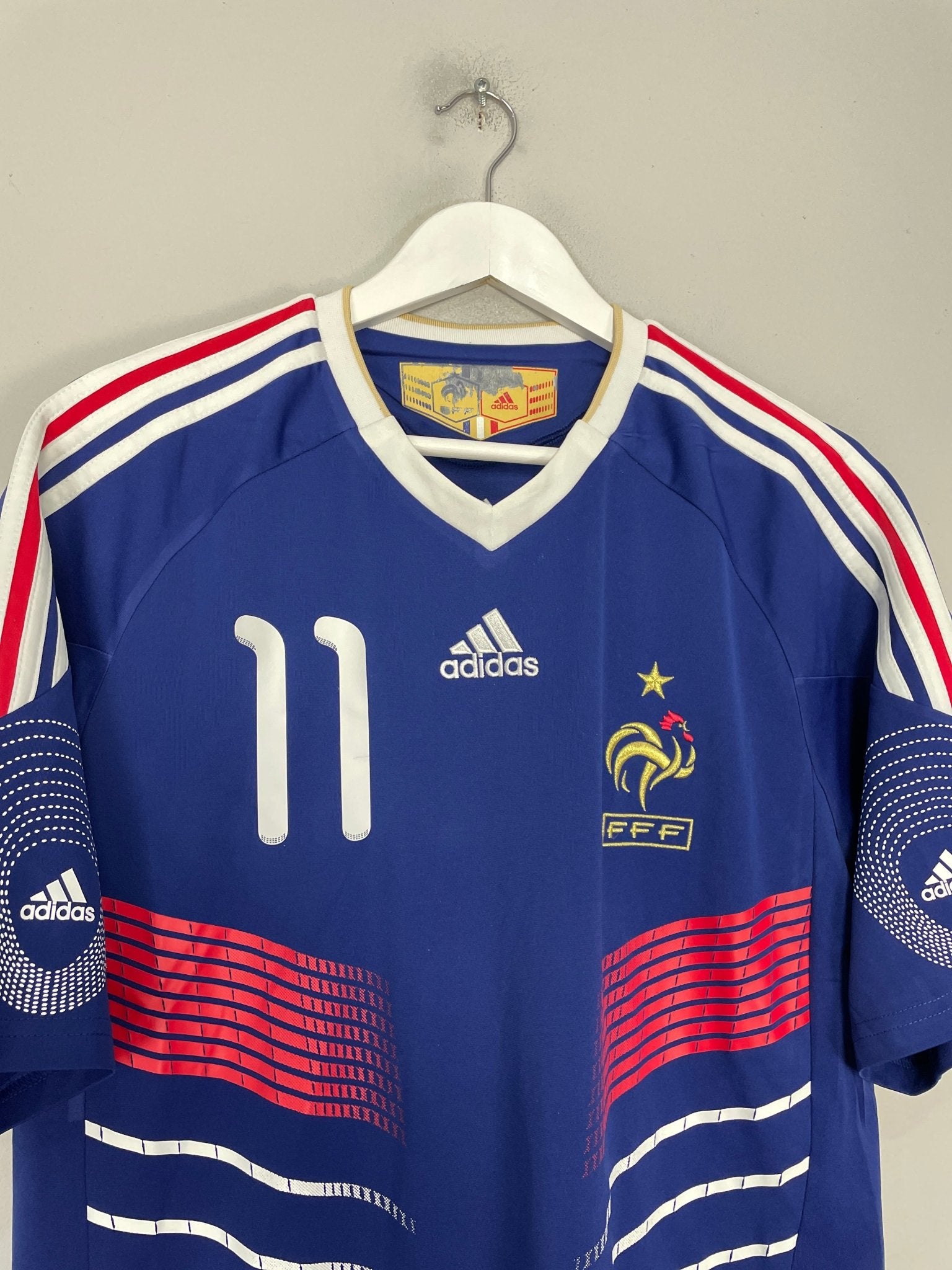 Shop 2009/10 FRANCE GIGNAC #11 HOME SHIRT (L) ADIDAS, classic football shirts, vintage football shirts & retro soccer jerseys at Cult Kits