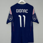 Shop 2009/10 FRANCE GIGNAC #11 HOME SHIRT (L) ADIDAS, classic football shirts, vintage football shirts & retro soccer jerseys at Cult Kits