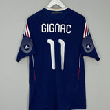Shop 2009/10 FRANCE GIGNAC #11 HOME SHIRT (L) ADIDAS, classic football shirts, vintage football shirts & retro soccer jerseys at Cult Kits