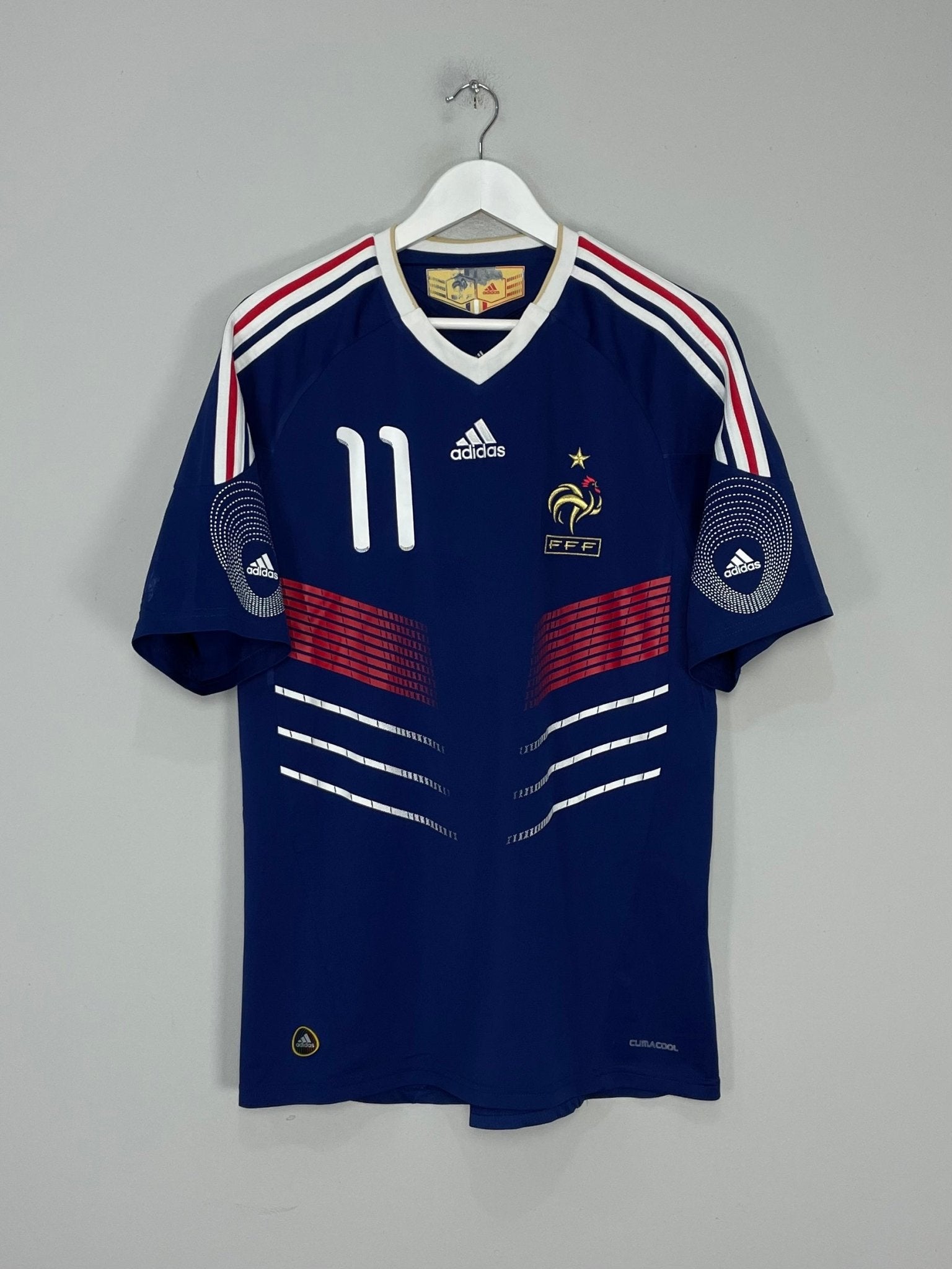 Shop 2009/10 FRANCE GIGNAC #11 HOME SHIRT (L) ADIDAS, classic football shirts, vintage football shirts & retro soccer jerseys at Cult Kits