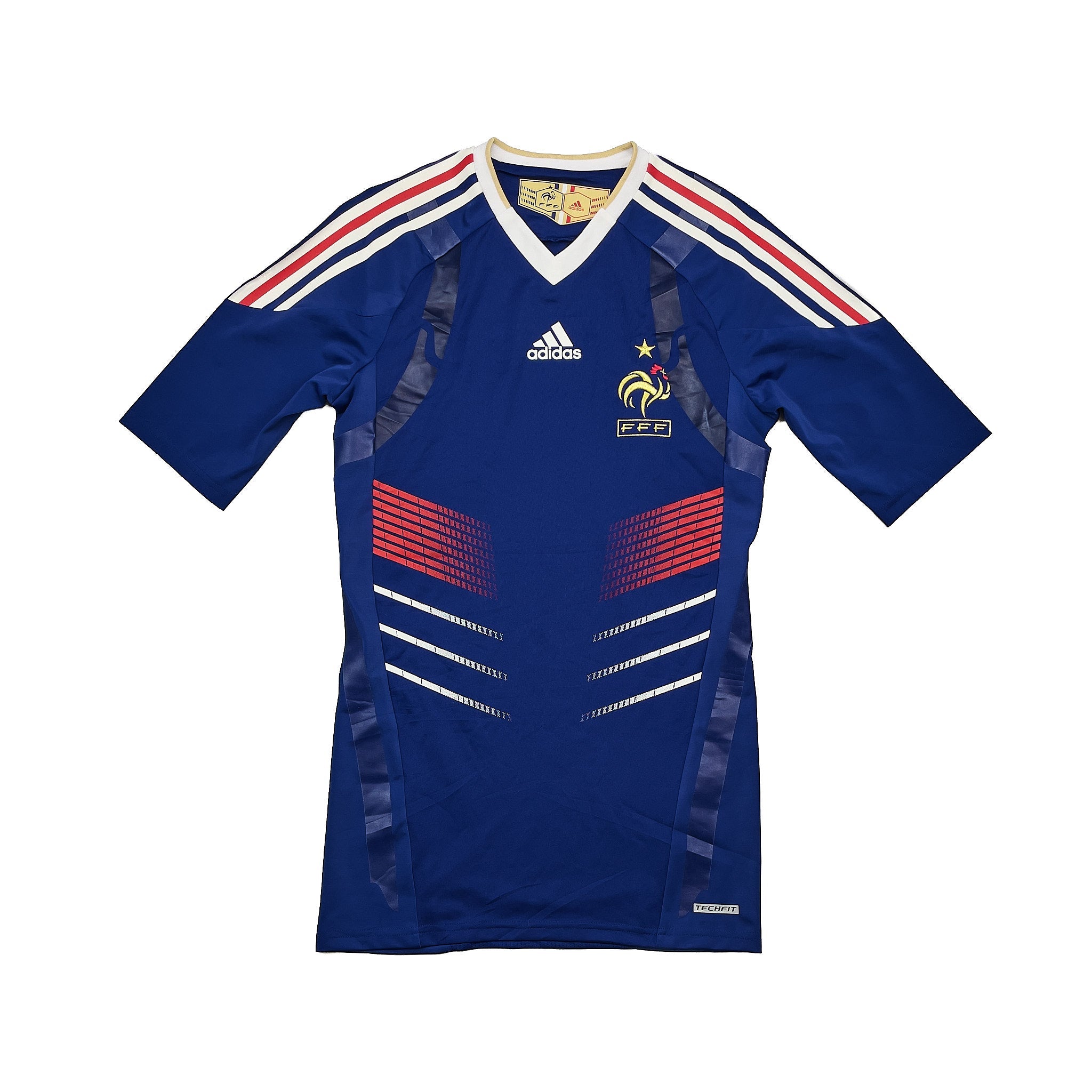 Buy 2009/10 France *Player Issue* Home Shirt (M) Adidas ~ Free worldwide shipping ~ Authentic Vintage Football Shirts from Cult Kits