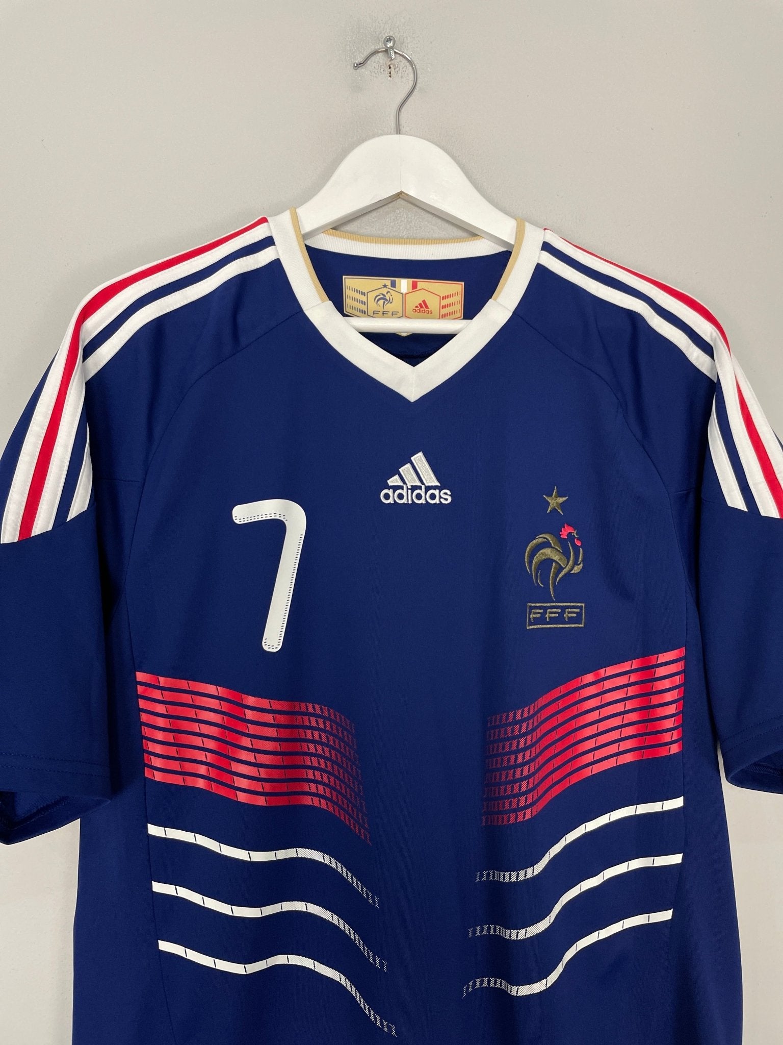 Shop 2009/10 FRANCE RIBERY #7 HOME SHIRT (L) ADIDAS, classic football shirts, vintage football shirts & retro soccer jerseys at Cult Kits