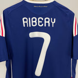 Shop 2009/10 FRANCE RIBERY #7 HOME SHIRT (L) ADIDAS, classic football shirts, vintage football shirts & retro soccer jerseys at Cult Kits