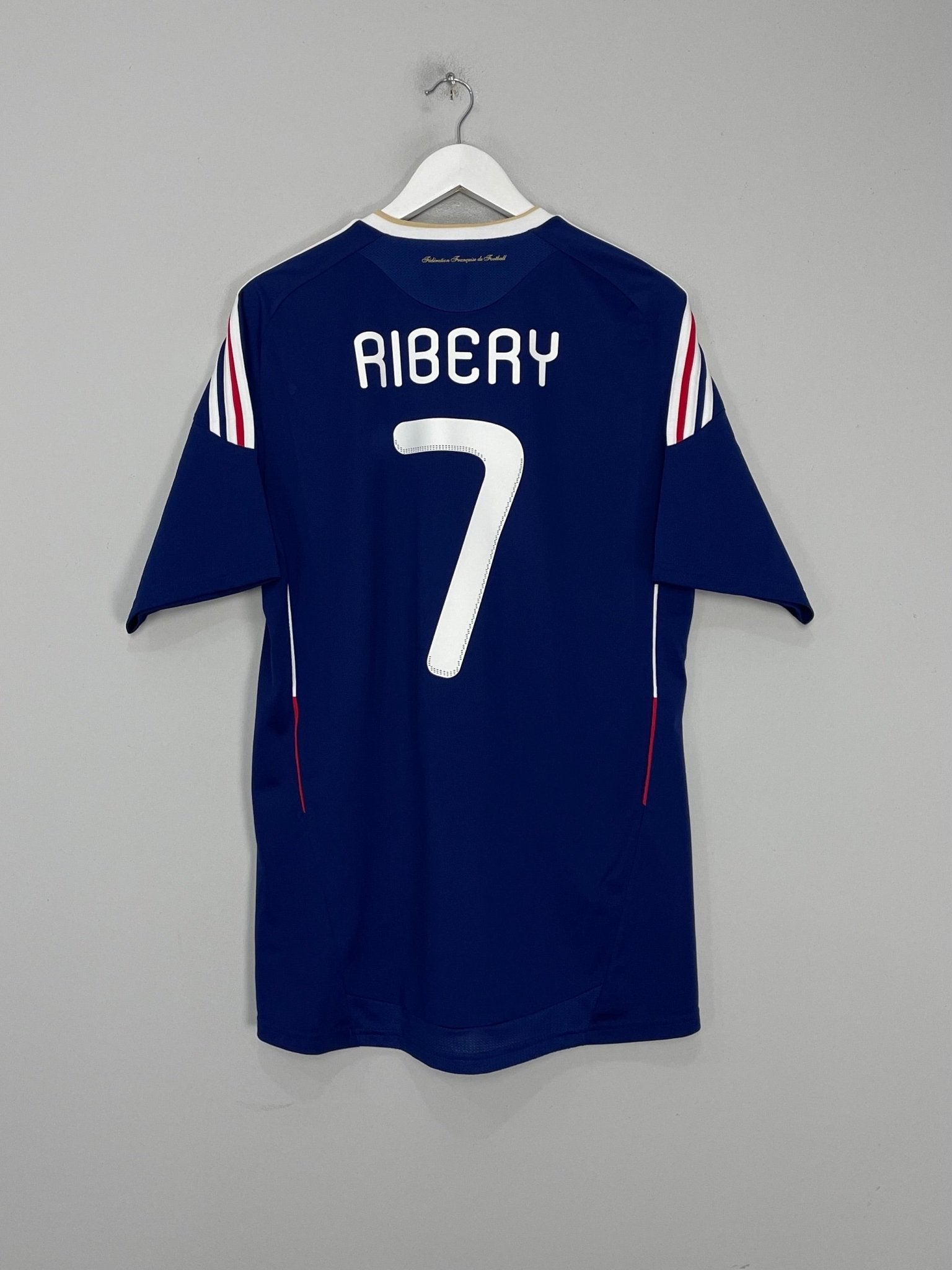 Shop 2009/10 FRANCE RIBERY #7 HOME SHIRT (L) ADIDAS, classic football shirts, vintage football shirts & retro soccer jerseys at Cult Kits