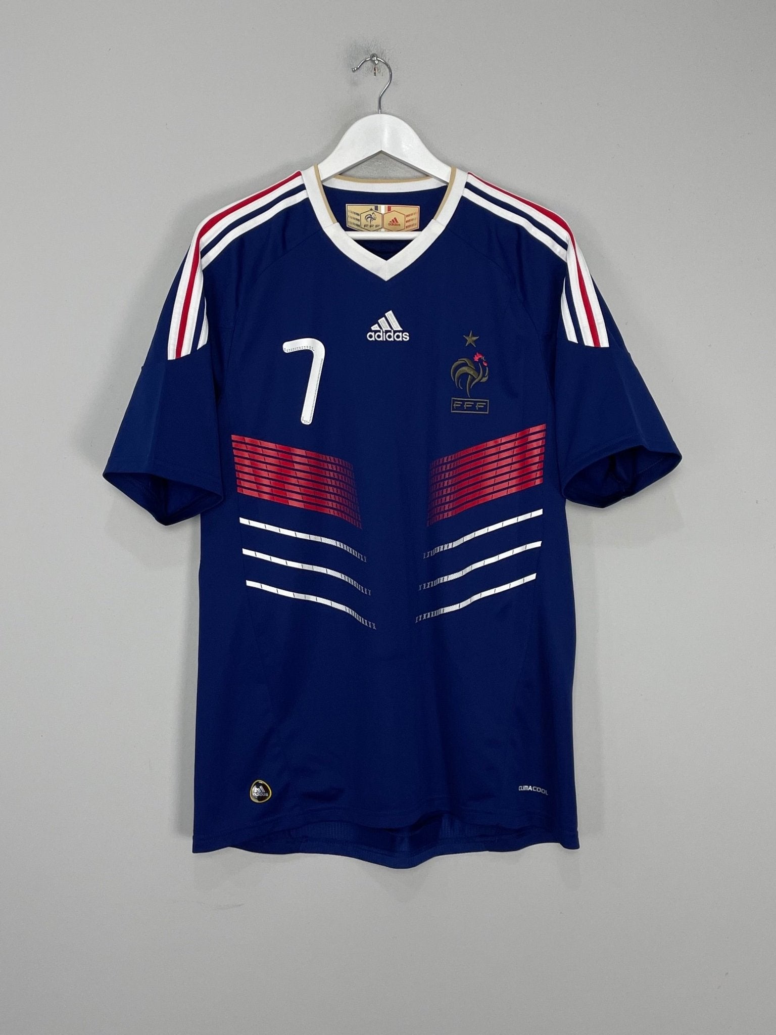 Shop 2009/10 FRANCE RIBERY #7 HOME SHIRT (L) ADIDAS, classic football shirts, vintage football shirts & retro soccer jerseys at Cult Kits