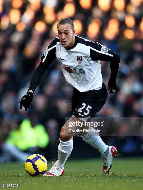 2009/10 FULHAM ZAMORA 25 *MATCH WORN vs MANCHESTER UNITED* HOME SHIRT (L) NIKE - Cult Kits