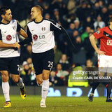 2009/10 FULHAM ZAMORA 25 *MATCH WORN vs MANCHESTER UNITED* HOME SHIRT (L) NIKE - Cult Kits