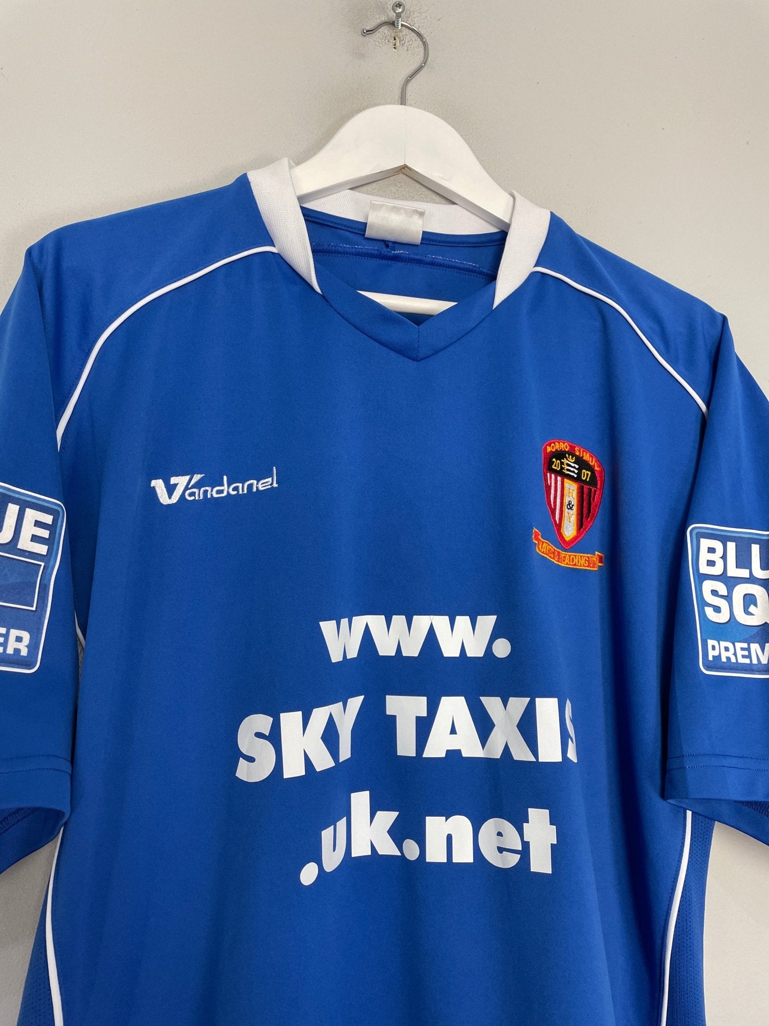 Shop 2009/10 HAYES & YEADING EL ABD #14 *MATCH ISSUE* AWAY SHIRT (L/XL) VANDANEL, classic football shirts, vintage football shirts & retro soccer jerseys at Cult Kits