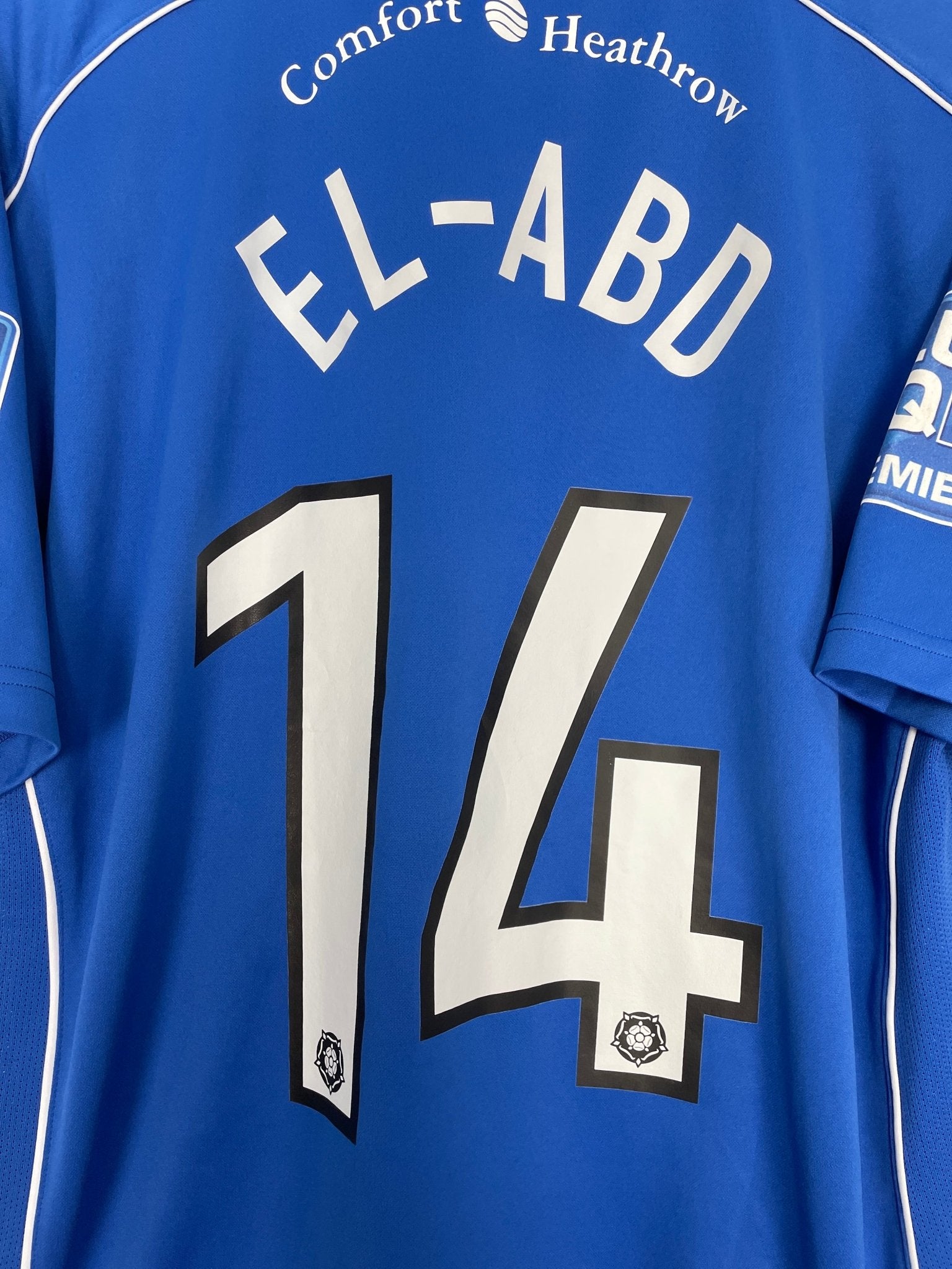 Shop 2009/10 HAYES & YEADING EL ABD #14 *MATCH ISSUE* AWAY SHIRT (L/XL) VANDANEL, classic football shirts, vintage football shirts & retro soccer jerseys at Cult Kits