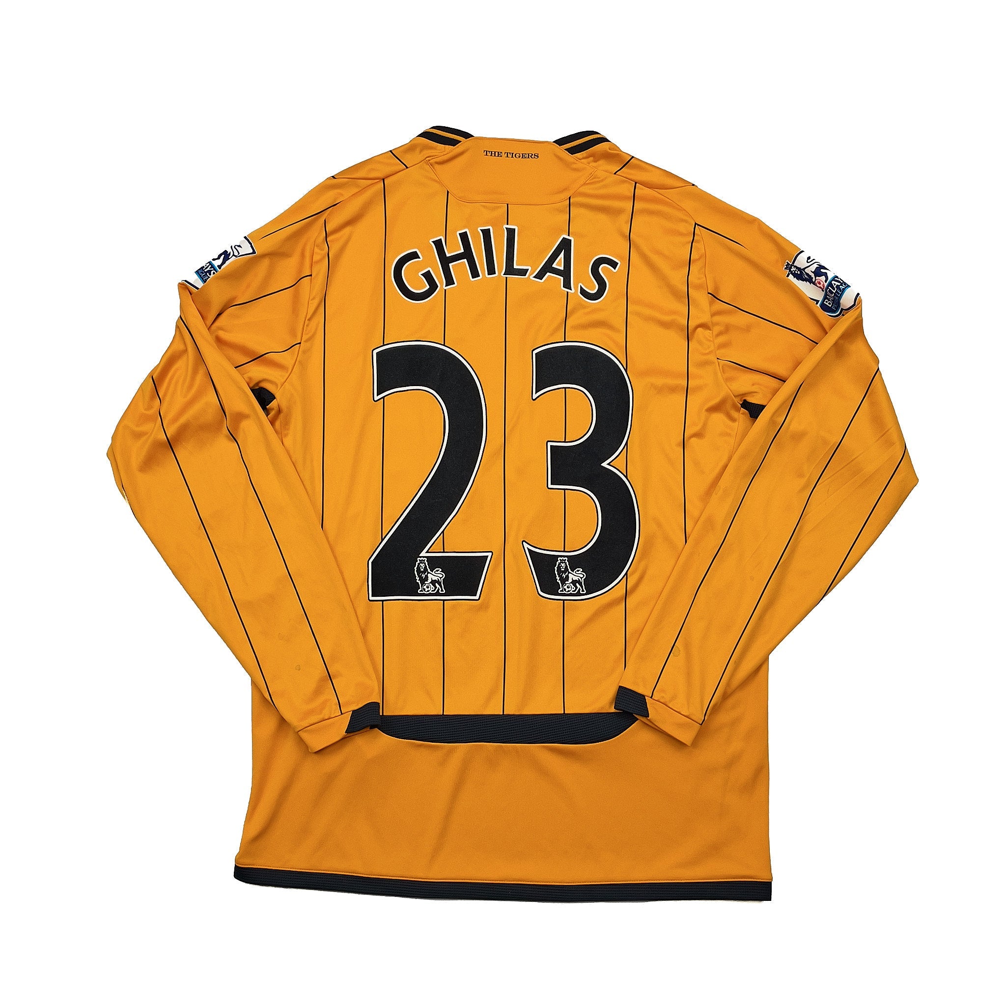 Buy 2009/10 Hull City Ghilas 23 *Match Worn Vs Manchester United* L/S Home Shirt (M) Umbro ~ Free worldwide shipping available ~ Authentic Vintage Football Shirts from Cult Kits
