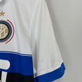 Shop 2009/10 INTER MILAN AWAY SHIRT (L) NIKE, classic football shirts, vintage football shirts & retro soccer jerseys at Cult Kits