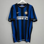 Shop 2009/10 INTER MILAN HOME SHIRT (XXL) NIKE, classic football shirts, vintage football shirts & retro soccer jerseys at Cult Kits