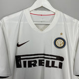 Shop 2009/10 INTER MILAN IBRAHIMOVIC #8 C/L AWAY SHIRT (XL) NIKE, classic football shirts, vintage football shirts & retro soccer jerseys at Cult Kits