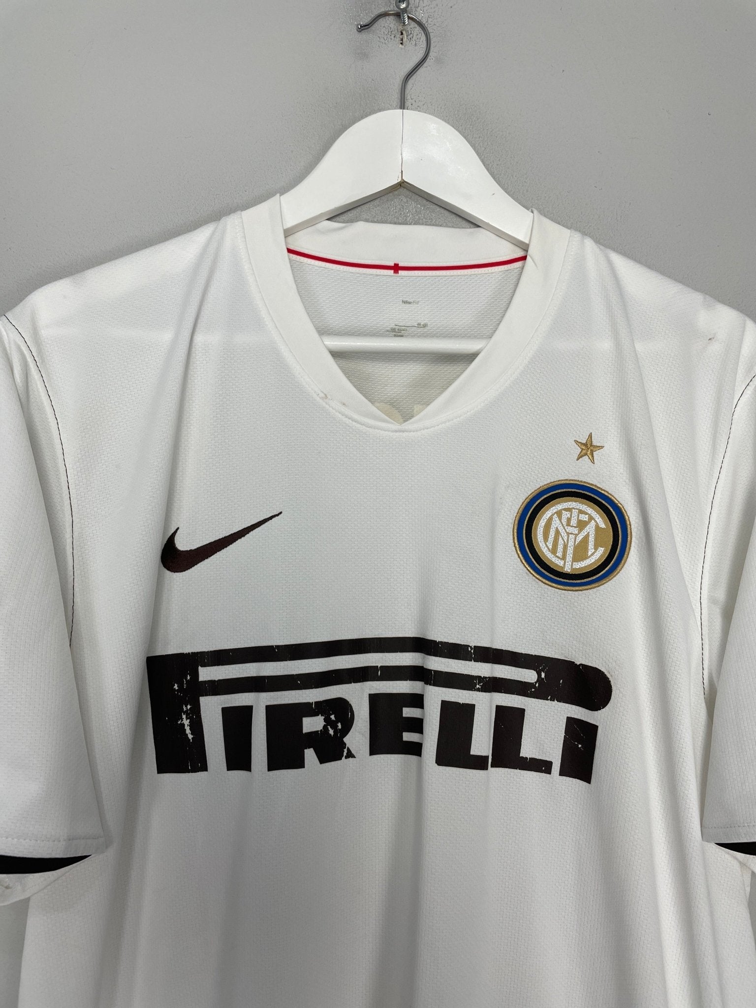 Shop 2009/10 INTER MILAN IBRAHIMOVIC #8 C/L AWAY SHIRT (XL) NIKE, classic football shirts, vintage football shirts & retro soccer jerseys at Cult Kits