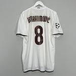 Shop 2009/10 INTER MILAN IBRAHIMOVIC #8 C/L AWAY SHIRT (XL) NIKE, classic football shirts, vintage football shirts & retro soccer jerseys at Cult Kits