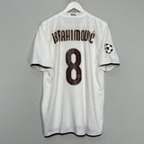 Shop 2009/10 INTER MILAN IBRAHIMOVIC #8 C/L AWAY SHIRT (XL) NIKE, classic football shirts, vintage football shirts & retro soccer jerseys at Cult Kits
