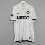 Shop 2009/10 INTER MILAN IBRAHIMOVIC #8 C/L AWAY SHIRT (XL) NIKE, classic football shirts, vintage football shirts & retro soccer jerseys at Cult Kits