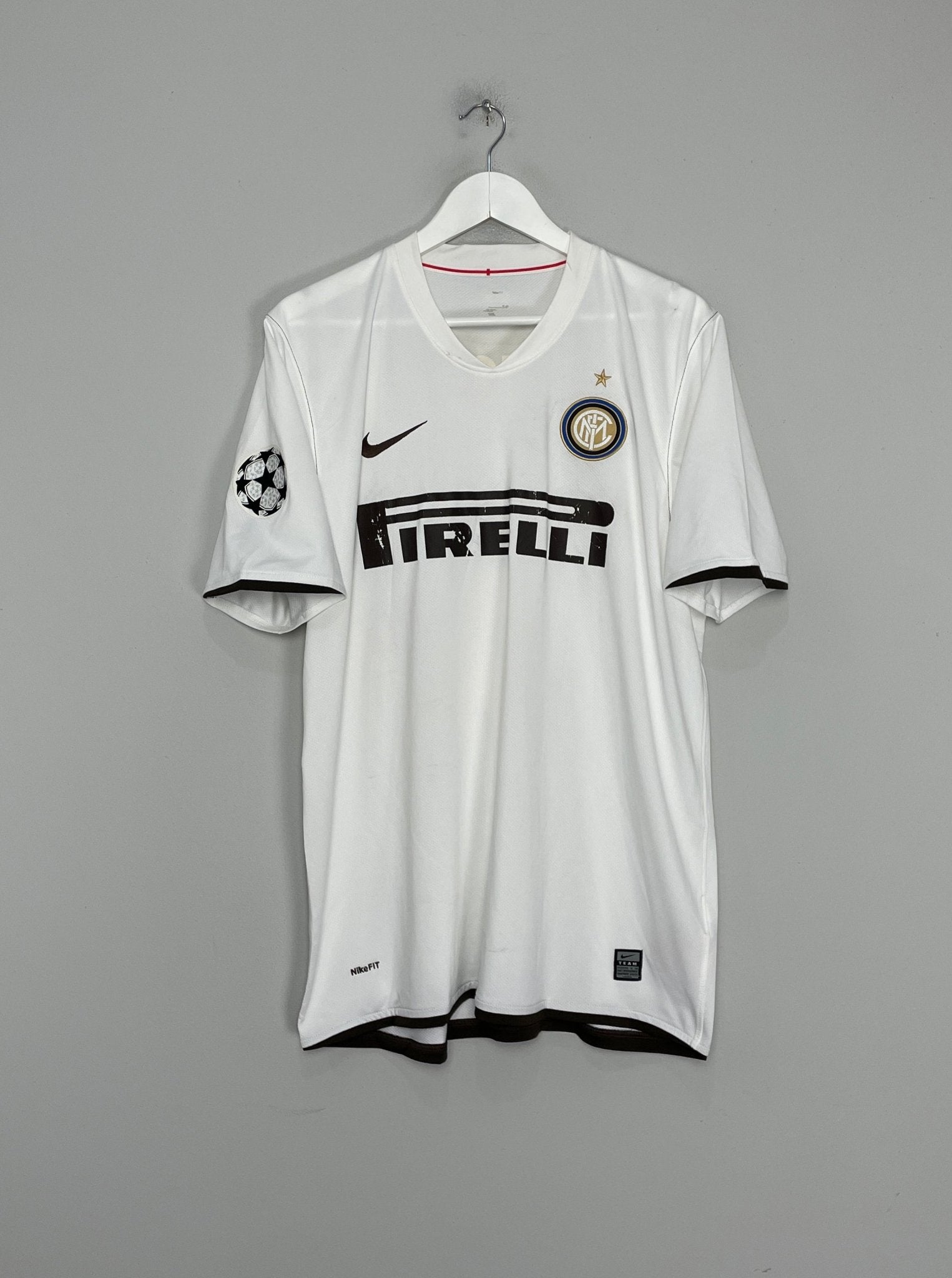 Shop 2009/10 INTER MILAN IBRAHIMOVIC #8 C/L AWAY SHIRT (XL) NIKE, classic football shirts, vintage football shirts & retro soccer jerseys at Cult Kits