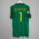 Shop 2009/10 JUVENTUS BUFFON #1 C/L GK SHIRT (M) NIKE, classic football shirts, vintage football shirts & retro soccer jerseys at Cult Kits