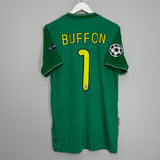 Shop 2009/10 JUVENTUS BUFFON #1 C/L GK SHIRT (M) NIKE, classic football shirts, vintage football shirts & retro soccer jerseys at Cult Kits
