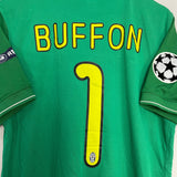 Shop 2009/10 JUVENTUS BUFFON #1 C/L GK SHIRT (M) NIKE, classic football shirts, vintage football shirts & retro soccer jerseys at Cult Kits