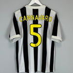 Shop 2009/10 JUVENTUS CANNAVARO #5 HOME SHIRT (S) NIKE, classic football shirts, vintage football shirts & retro soccer jerseys at Cult Kits