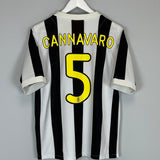 Shop 2009/10 JUVENTUS CANNAVARO #5 HOME SHIRT (S) NIKE, classic football shirts, vintage football shirts & retro soccer jerseys at Cult Kits