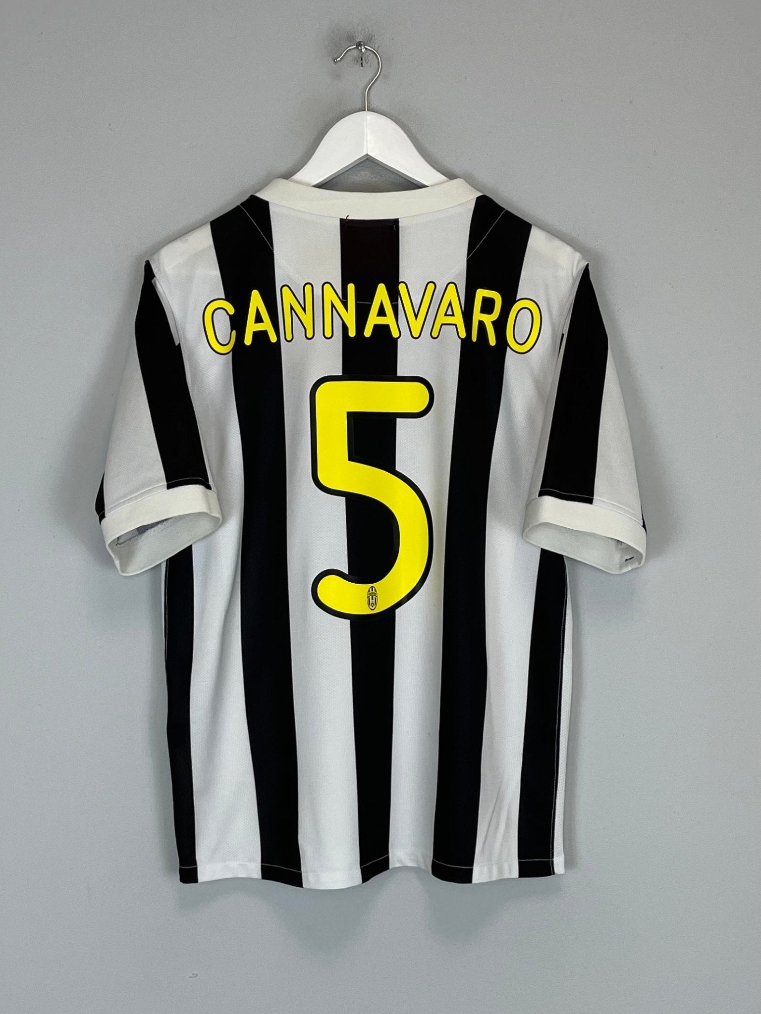 Shop 2009/10 JUVENTUS CANNAVARO #5 HOME SHIRT (S) NIKE, classic football shirts, vintage football shirts & retro soccer jerseys at Cult Kits